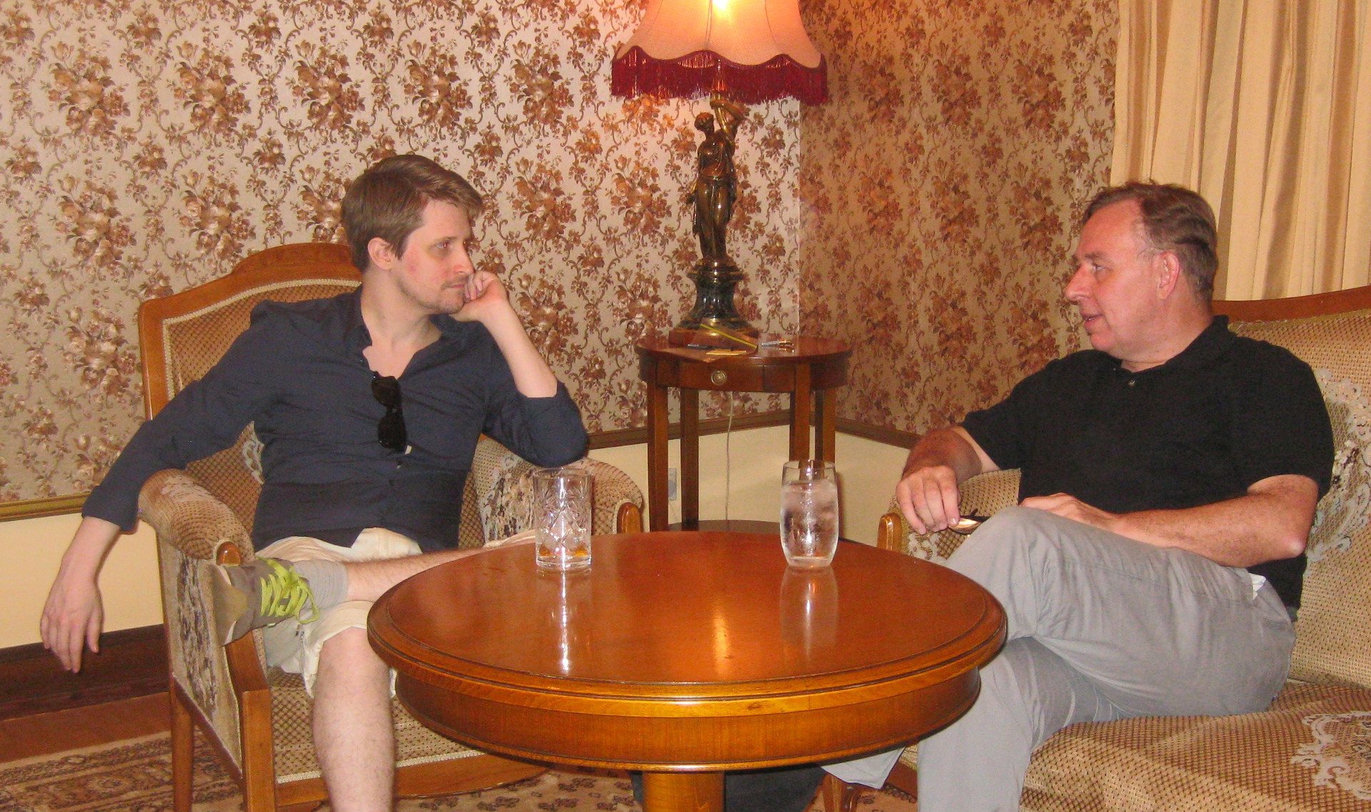 Edward Snowden and Robert Tibbo